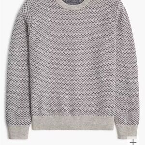 J. Crew Factory Supersoft lambswool-blend bird's-eye knit crewneck sweater